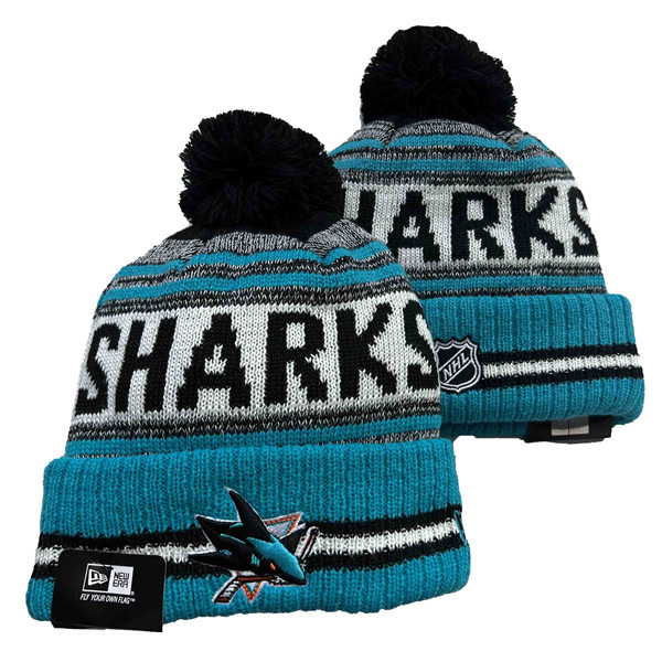 San Jose Sharks Knit Hats 004
